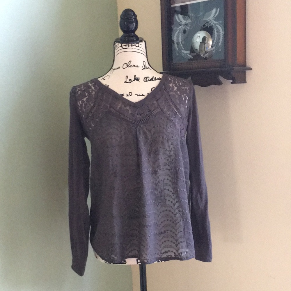 Taylor and Sage Lace Long Sleeve